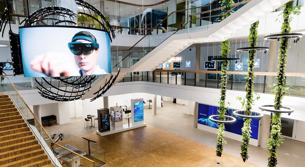 Blick in die Ausstellungsrume des Siemens-Besucherzentrums The Impulse (Bild: Siemens)