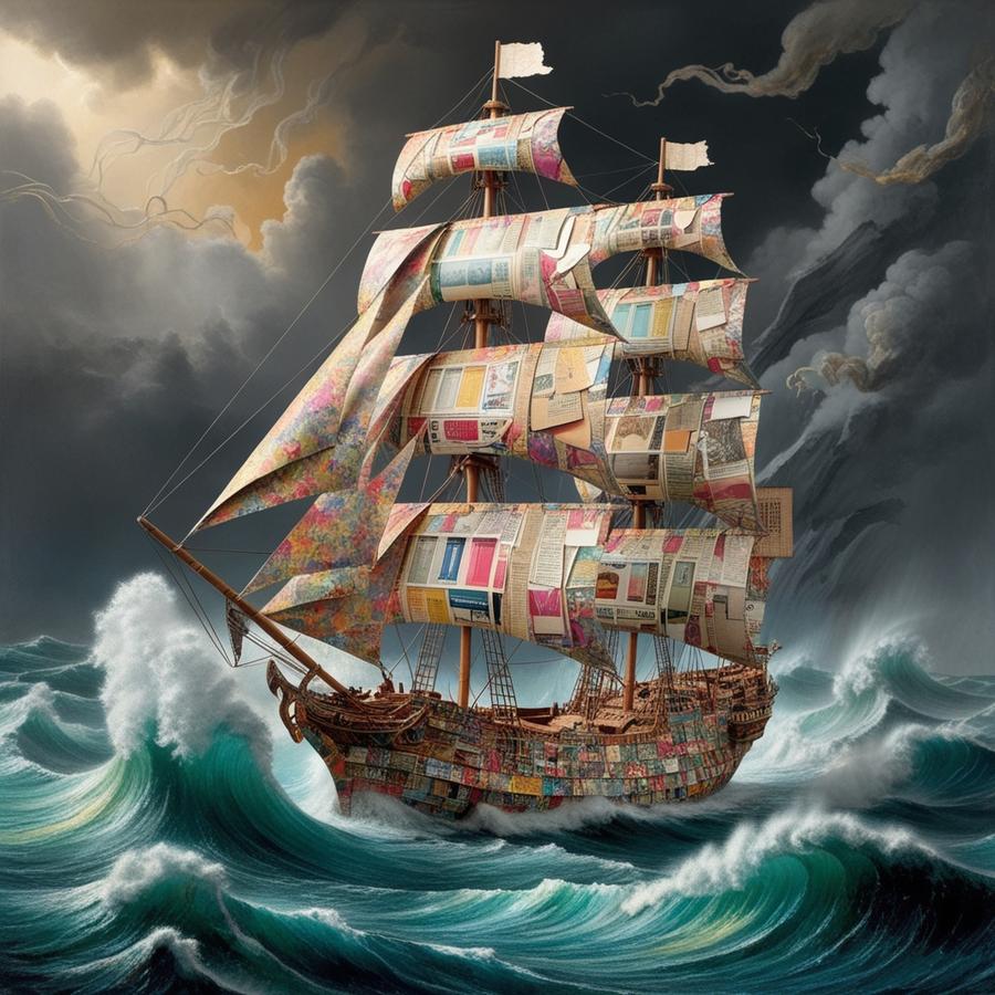 Das Katalog-Geschäft ist in schwerer See (Bild: Leonardo.ai/jg)