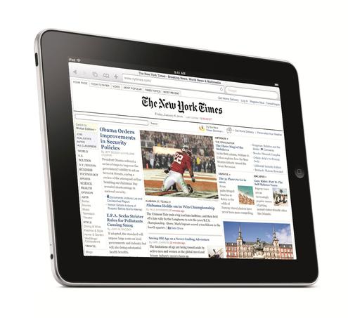 Epaper und Digitalabos machen bei der Welt mehr Verkufe aus, als bei allen anderen deutschen Zeitungen. (Bild: Apple)