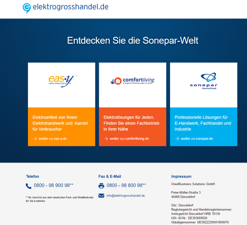 Angst vor Vernderung: Sonepar legt den Rckwrtsgang ein (Bild: Sonepar)
