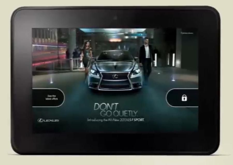 Amazon-Werbung auf dem Ruhebildschirm des Kindle Fire (Amazon / Screenshot: iBusiness.de)