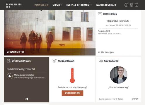 Die App des Schwabinger Tors vereint soziales Nachbarschafts-Netzwerk mit Shareconomy (Bild: Jost Hurler)