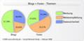 Welche Themen Nutzer in Blogs und Foren im Zusammenhang mit Social Networks diskutieren