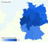 Regionale Verbreitung des sozialen Netzwerks studiVZ