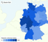 Regionale Verbreitung des sozialen Netzwerks schuelerVZ