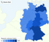 Regionale Verbreitung des sozialen Netzwerks spin.de