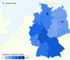 Regionale Verbreitung des sozialen Netzwerks Xing