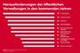 Digitale Herausforderungen der öffentlichen Verwaltung in den kommenden Jahren
