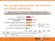 Mobile Advertising von KMU wenig genutzt