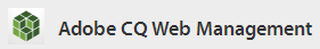 Adobe CQ Web Management Adobe CQ Web Management