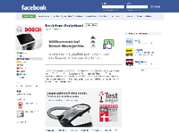 Projektdetails 'http://www.facebook.com/BoschHomeDeutschland'