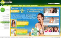 Projektdetails 'http://www.garnier.de/_de/_de/pflegelounge/index.aspx#/sommerspecial'