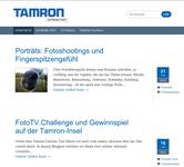 Projektdetails 'http://blog.tamron.de/'