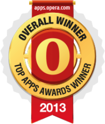 Details zum Award 'Opera Top Apps Awards' Details zum Award 'Opera Top Apps Awards'