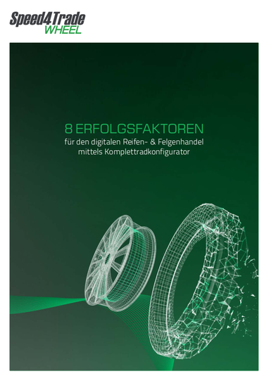 Titel von 8 Erfolgsfaktoren für den digitalen Reifen- & Felgenhandel mittels Komplettradkonfigurator