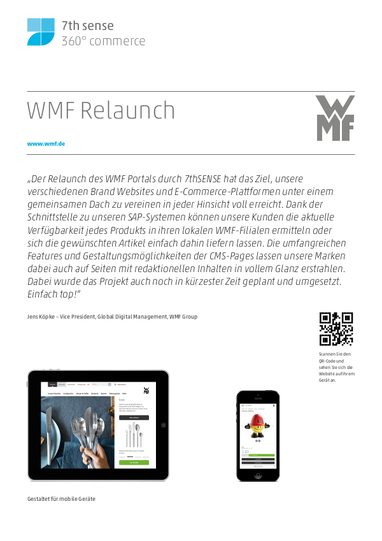 Titel von Case Study WMF Relaunch