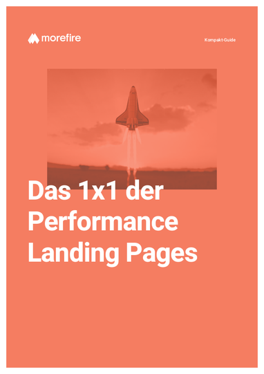 Titel von Das 1x1 der Performance Landing Pages