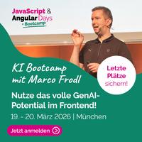 Generative AI für Angular-Entwickler:innen - KI Bootcamp | März 2026 München/Online