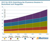 Preview von 2013 bis 2019 - Entwicklung des ECommerce-Umsatzes in Deutschland nach Shopgrößen