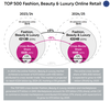 Preview von Umsatzentwicklung Crossborder-Commerce für Fashion, Beauty und Luxus in Europa