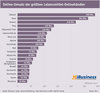 Preview von Onlineumsatz der größten Lebensmittel-Onlinehändler (2014)