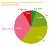 Preview von Ergebnisse der 50 untersuchten Websites im Durchschnitt