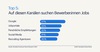 Preview von Bei der Jobsuche genutzte Kanäle von Suchmaschinen über Social bis Empfehlung