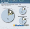 Preview von Gründer mit rein digitalem Angebot (in Prozent)
