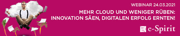 Webinar am 24. Mrz: Mit voller Cloud voraus: Entfalte die volle
Marketing-Power!